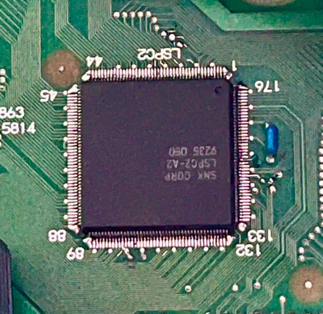 Repair log (nic034) – Neogeo AES 3-4 de Denis, lignes horizontales et problème de démarrage