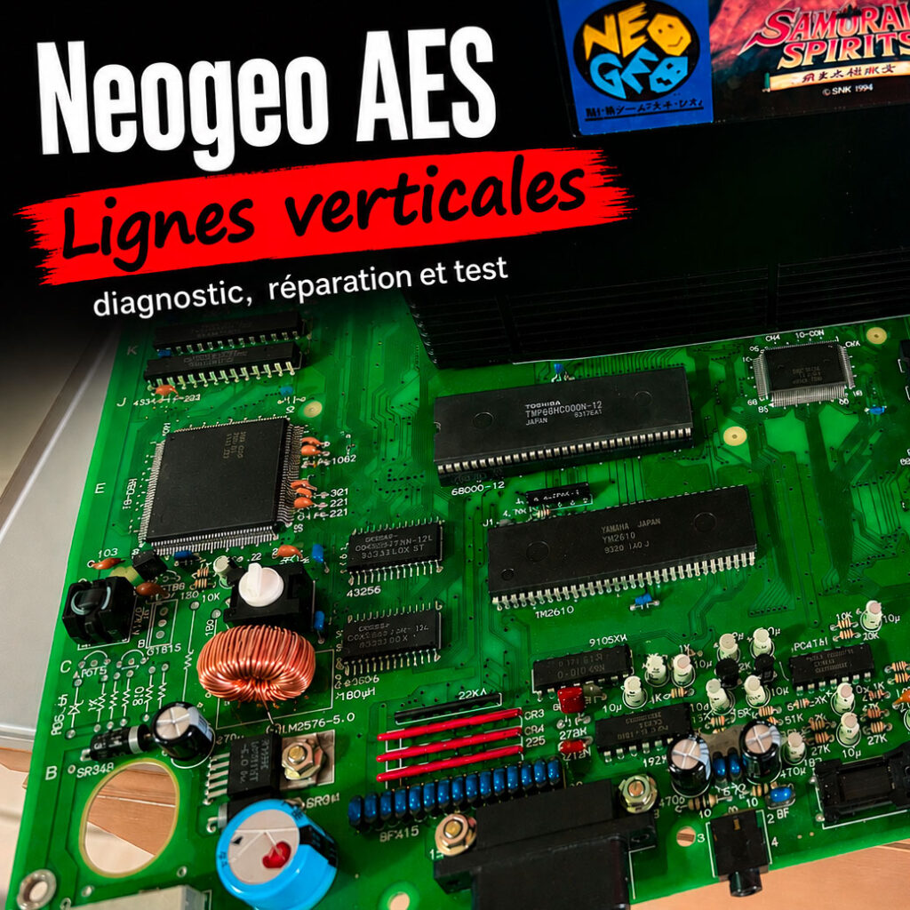 Repair log (nic034) – neogeo AES 3-6 de Jean PRBT, ligne verticales